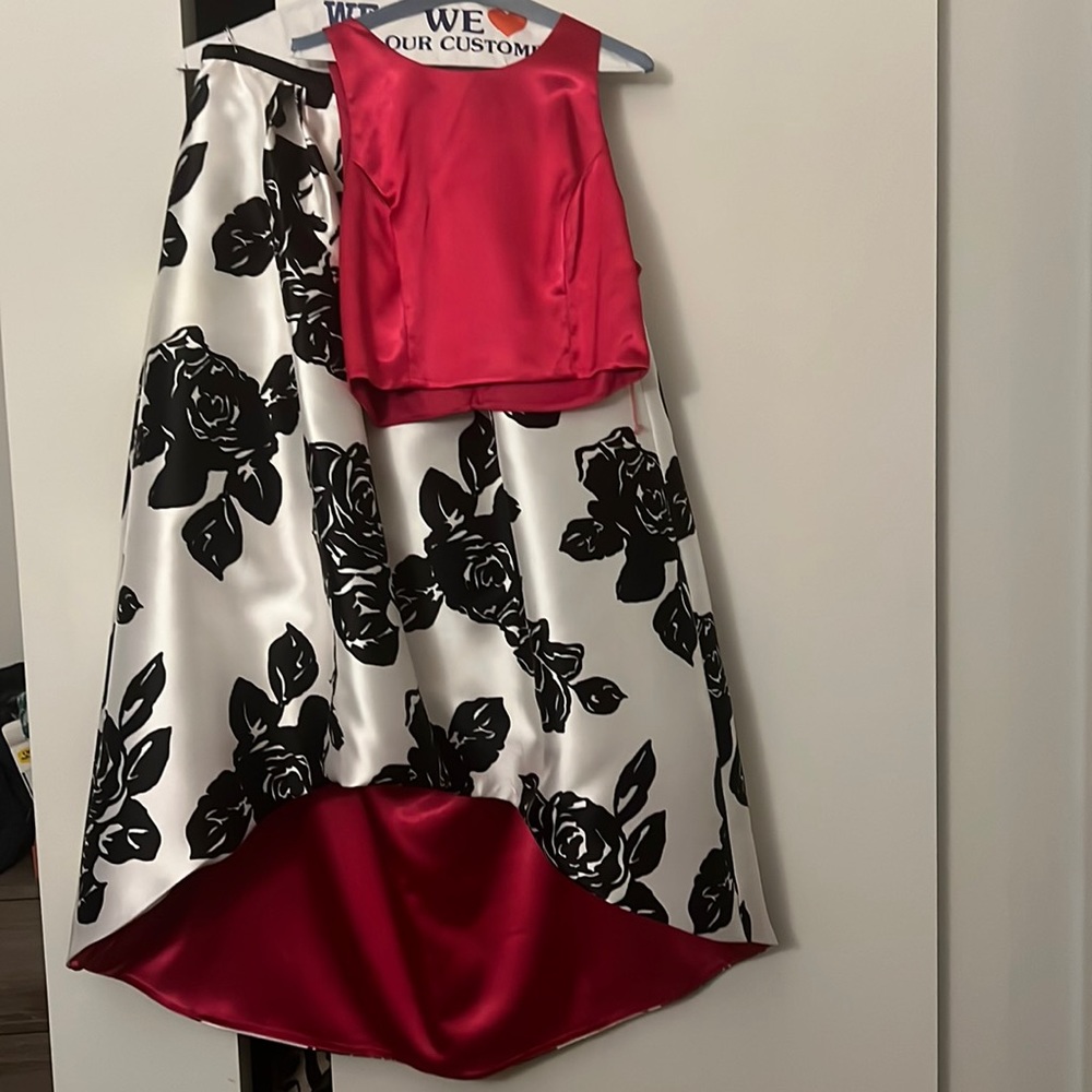 Two piece formal dress set